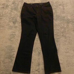 Lee Curvy Fit Size 14/Medium Bootcut Black Jeans